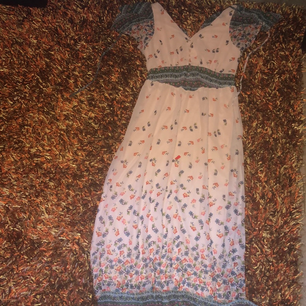 A beautiful multi color sun dress